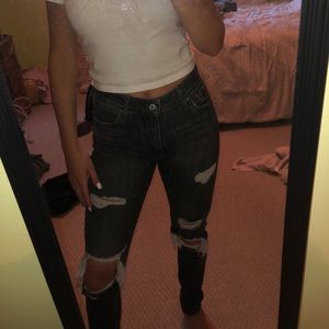 Levi high waisted skinny jeans